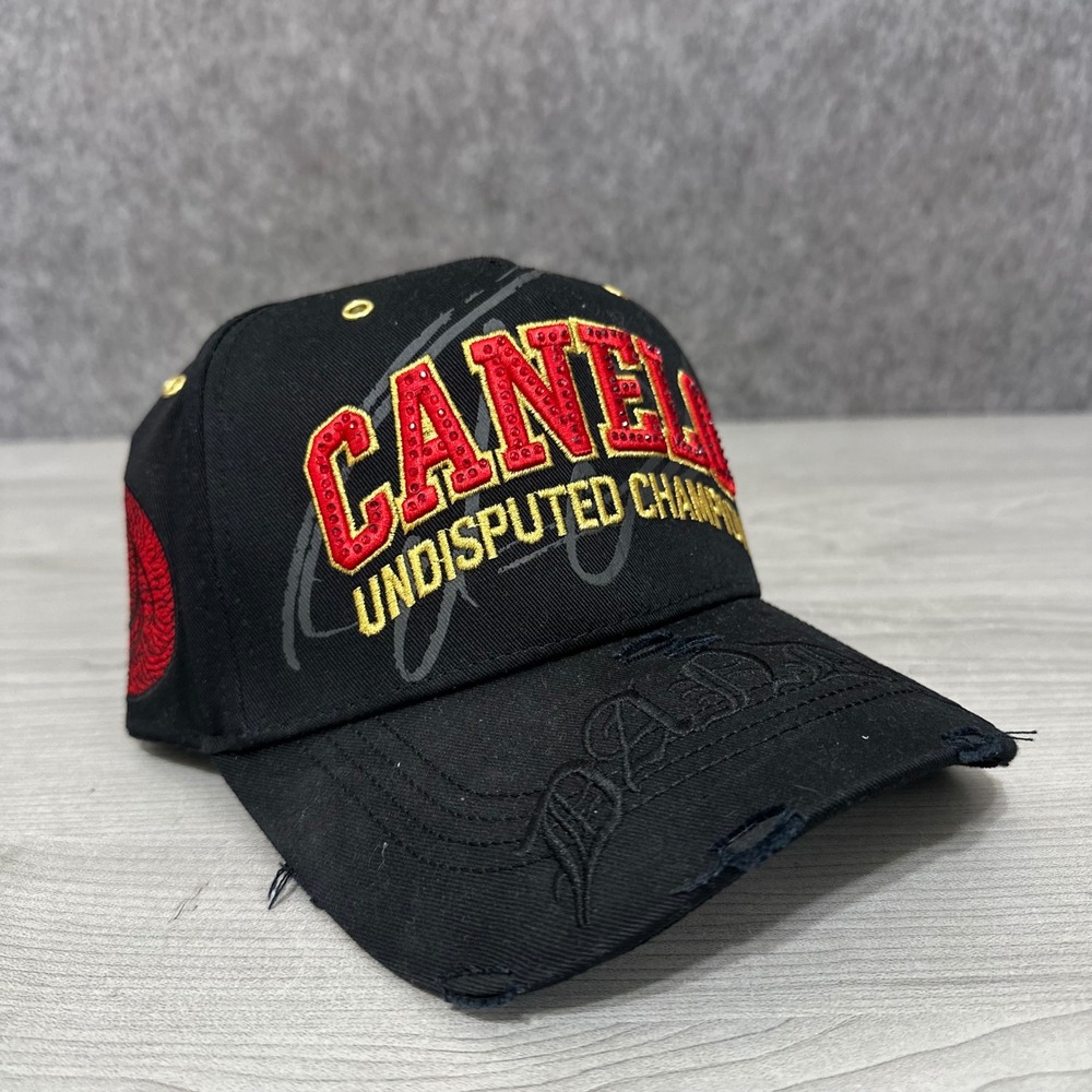 Dandy Hats Snapback Hat Mens OSFM Black Canelo Alvarez Undisputed Champion